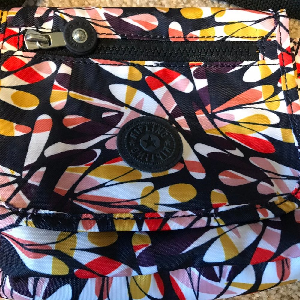 KIPLING NEW Sm Sabian Retro Floral crossbody Purse - Picture 3 of 4